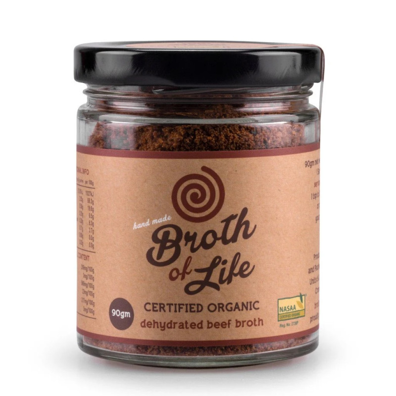 Organic Dehydrated Beef Broth 90g by BROTH OF LIFE
