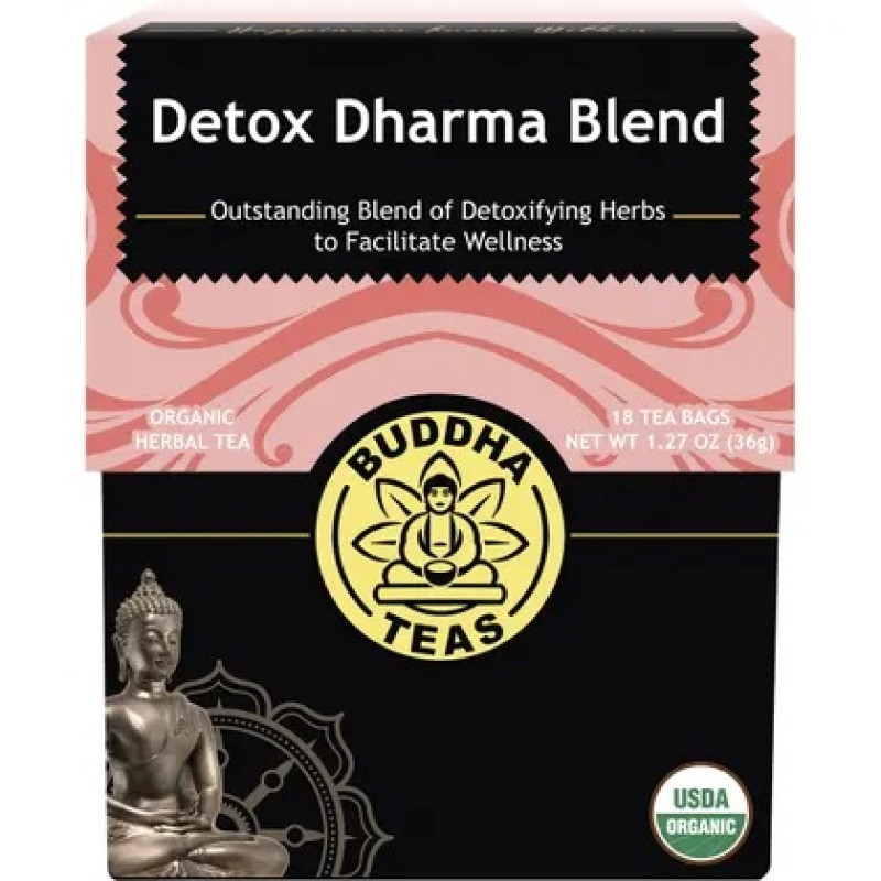 Detox Dharma Blend Tea Bags (18) by BUDDHA TEAS