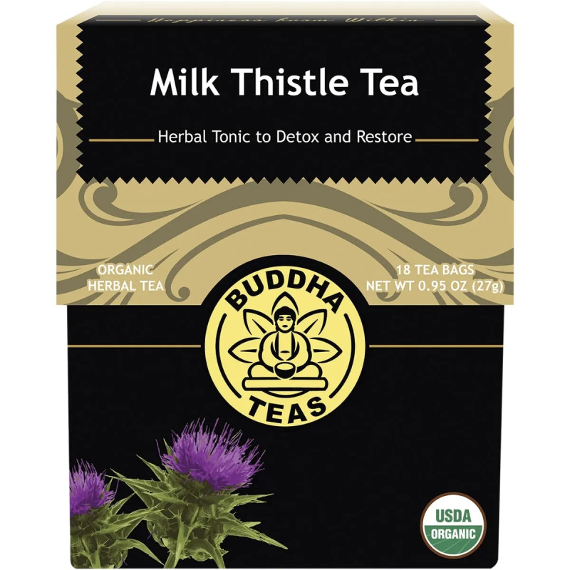 Milk Thistle Tea Bags (18) by BUDDHA TEAS