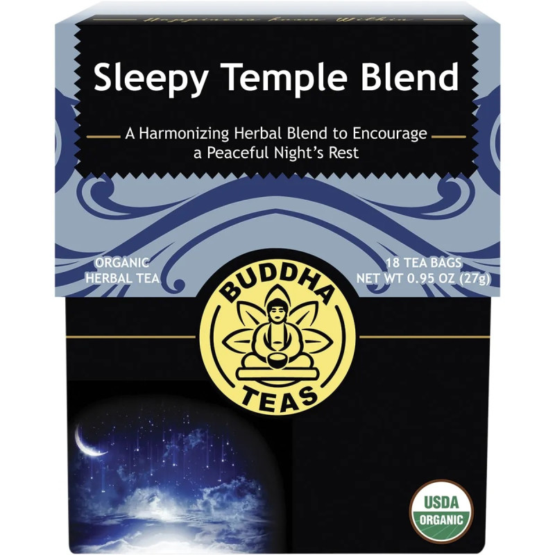 Sleepy Temple Blend Tea Bags (18) by BUDDHA TEAS