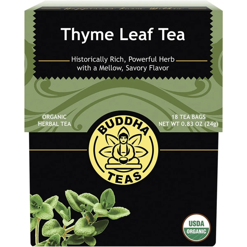 Thyme Leaf Tea Bags (18) by BUDDHA TEAS