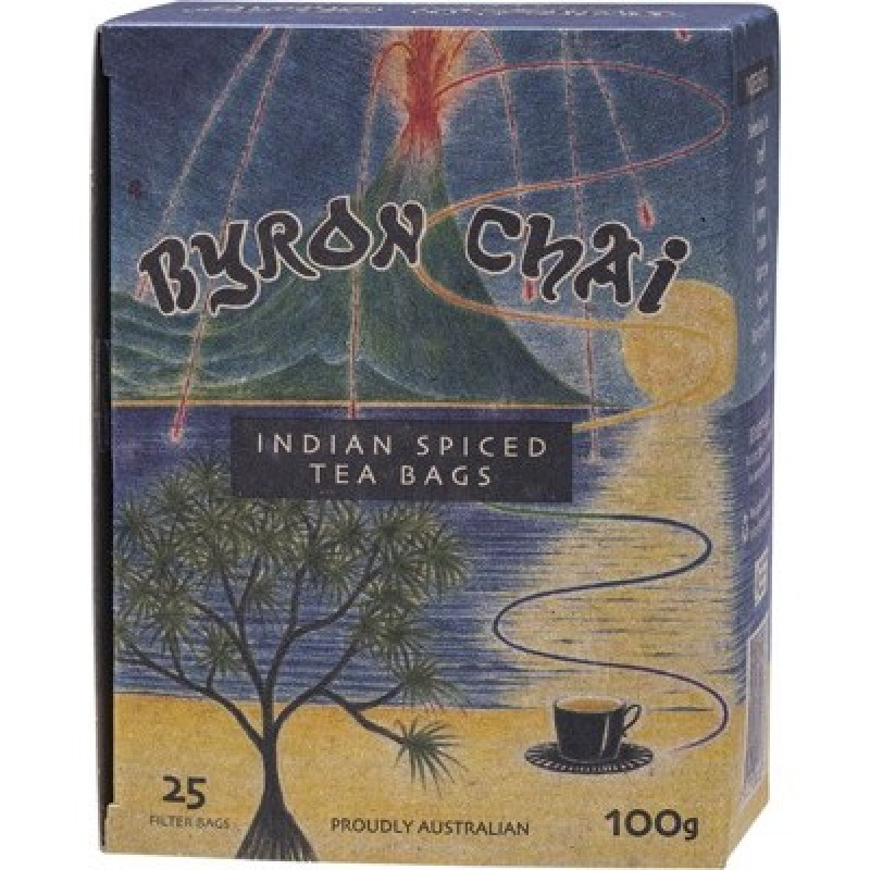 Indian Spiced Tea Bags (25) by BYRON CHAI
