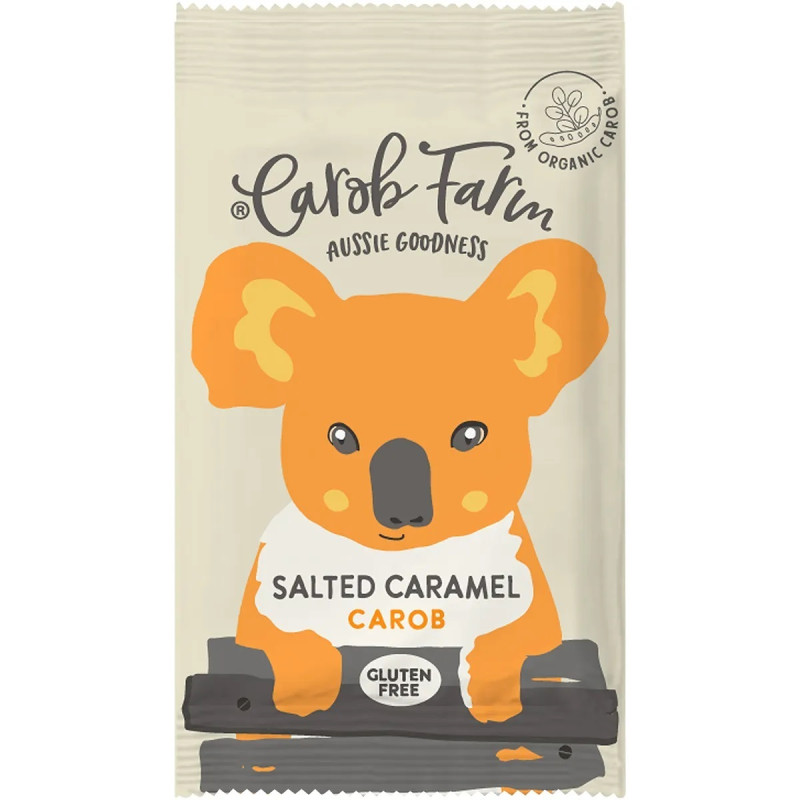 Carob Koala Salted Caramel 15g by CAROB FARM