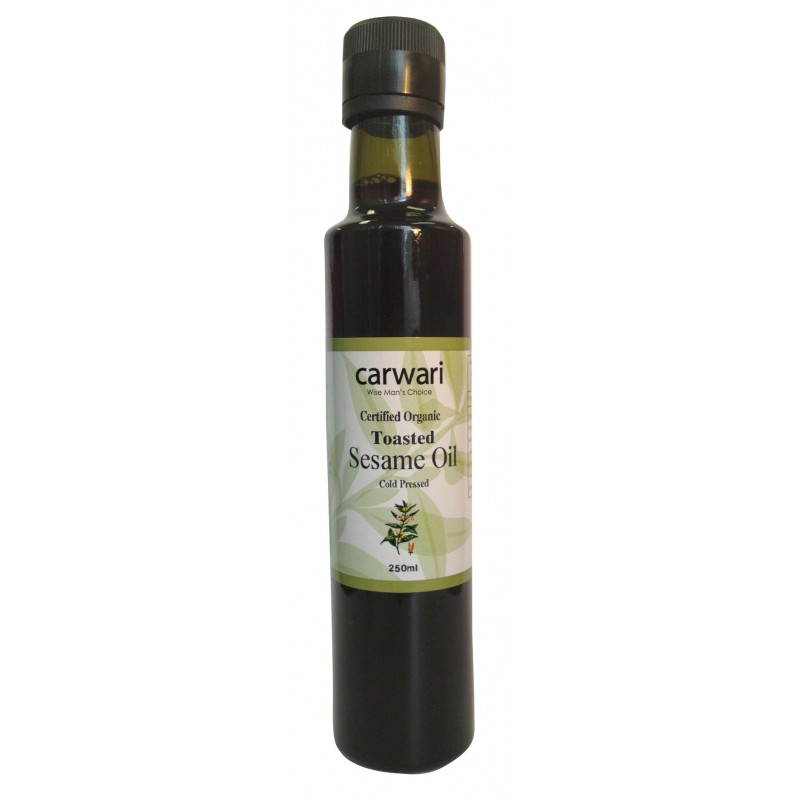 Organic Extra Virgin Cold Pressed Sesame Oil 250ml by CARWARI