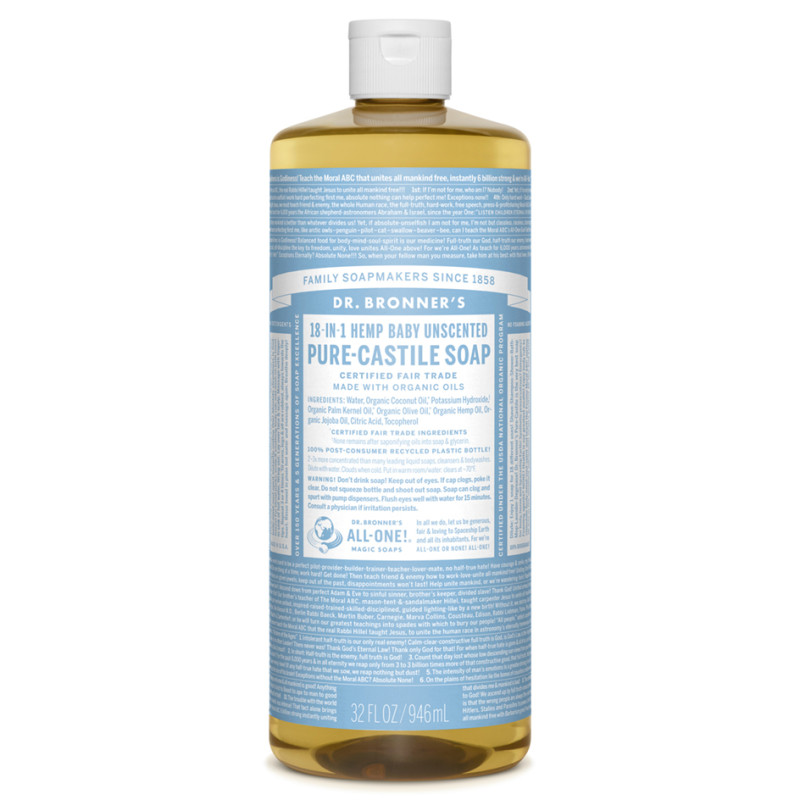 Castile Soap Baby Unscented 946ml by DR BRONNER'S