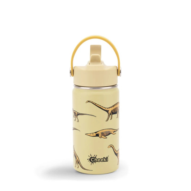 Insulated Kids Bottle - Dinosaur 400ml by CHEEKI