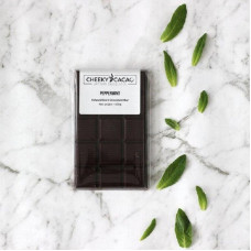Peppermint Infused Dark Chocolate Bar 100g by CHEEKY CACAO