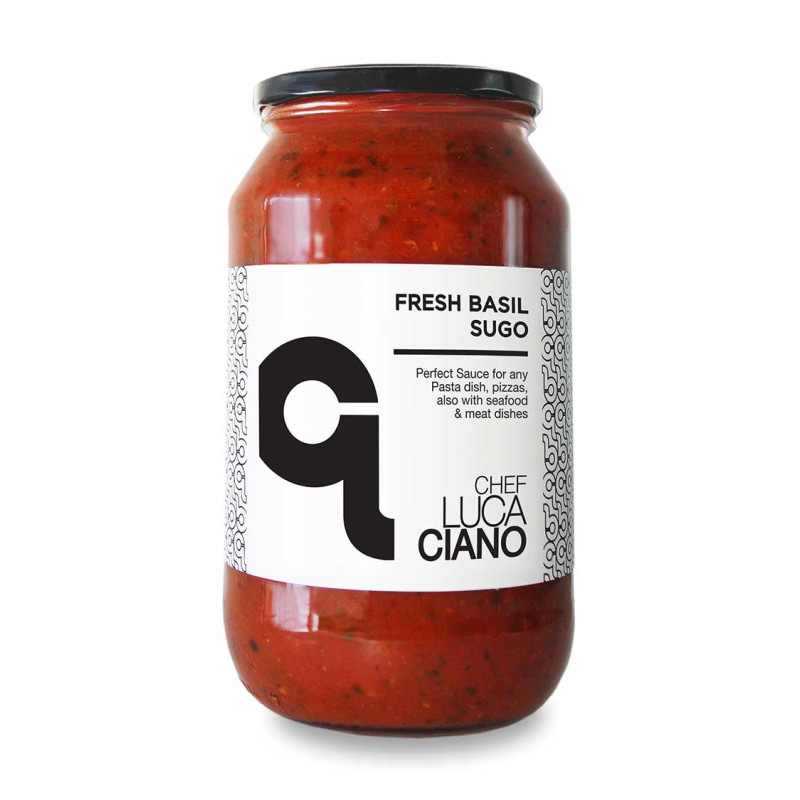 Fresh Basil Sugo 480g by CHEF LUCA CIANO