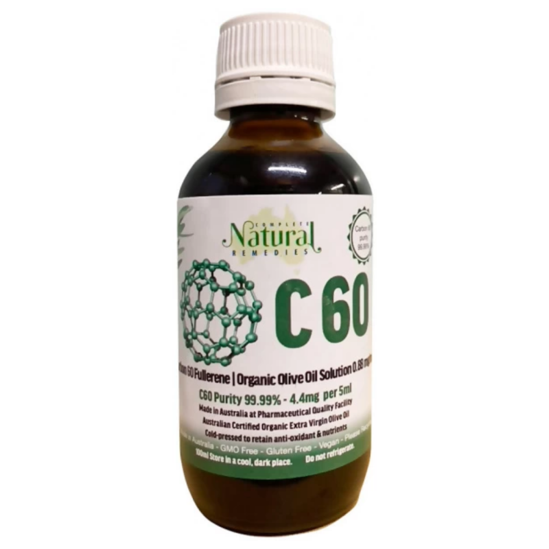 Carbon C60 in Olive Oil 100ml by COMPLETE NATURAL REMEDIES