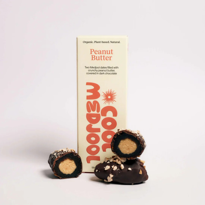 Peanut Butter Dates Twin Pack 56g by COOL MEDJOOL