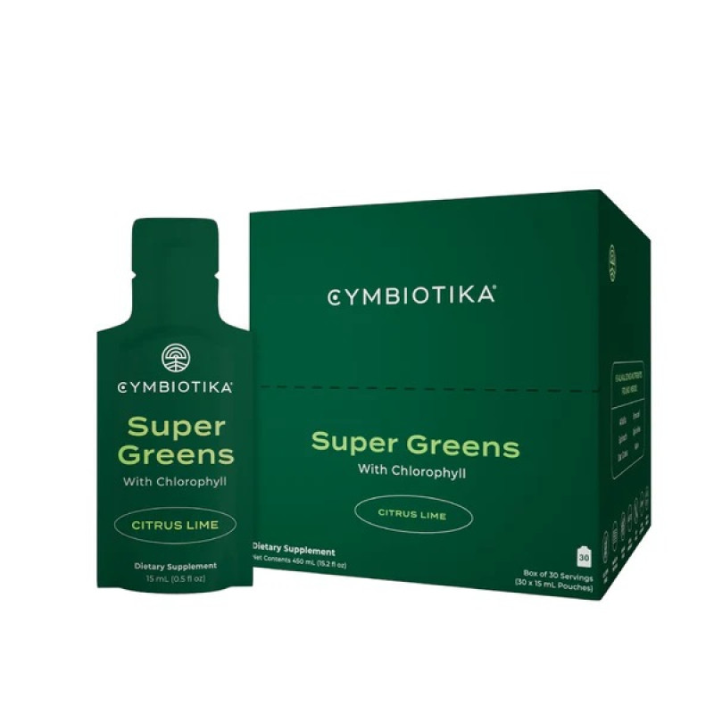 Super Greens (30 x 15ml Pouches) by CYMBIOTIKA