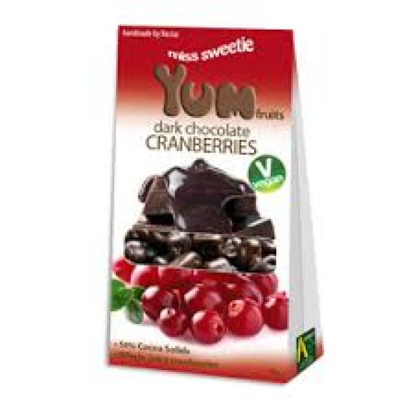 Dark Chocolate Cranberries 78g by MISS SWEETIE
