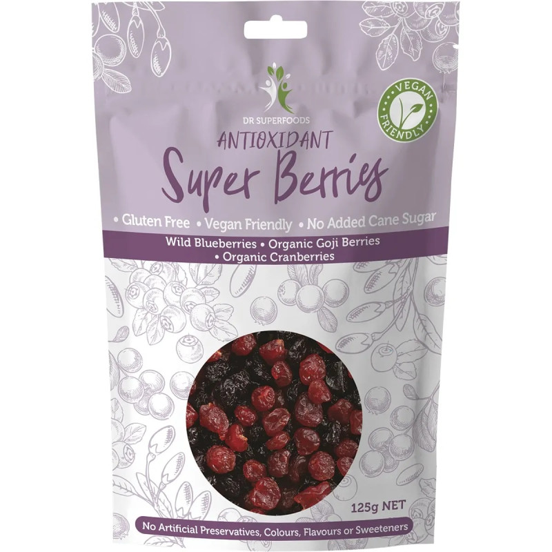 Antioxidant Super Berries 125g by DR SUPERFOODS