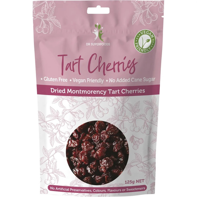 Dried Montmorency Tart Cherries 125g by DR SUPERFOODS