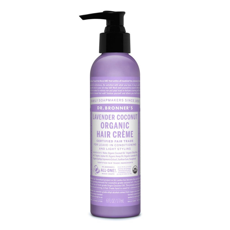 Organic Hair Creme Lavender Coconut 177ml by DR BRONNER'S