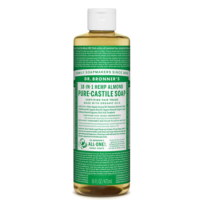 Castile Soap Almond 473ml by DR BRONNER'S
