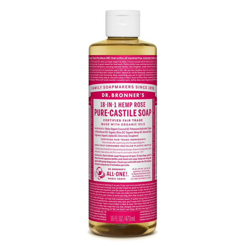 Castile Soap Rose 473ml by DR BRONNER'S