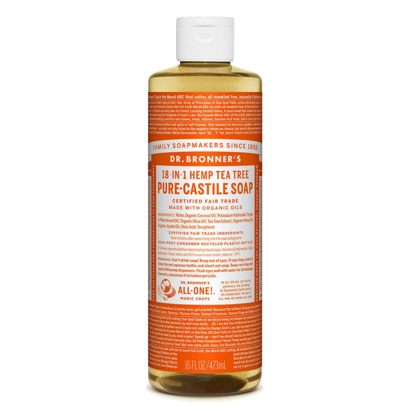 Castile Soap Tea Tree 473ml by DR BRONNER'S