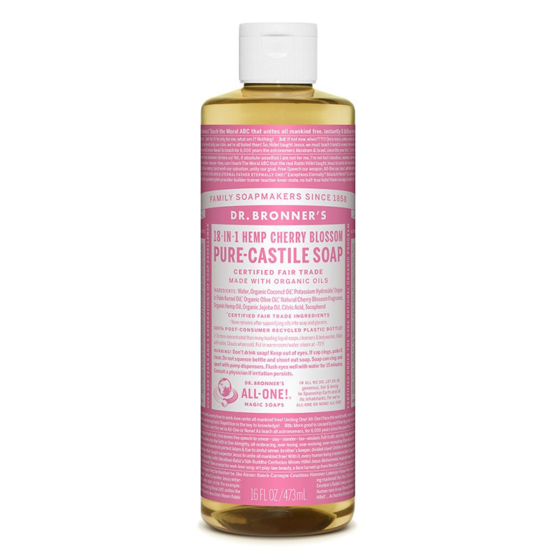 Castile Soap Cherry Blossom 473ml by DR BRONNER'S
