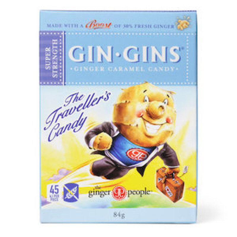 Gin Gins Super Strength Hard Candy 84g by THE GINGER PEOPLE