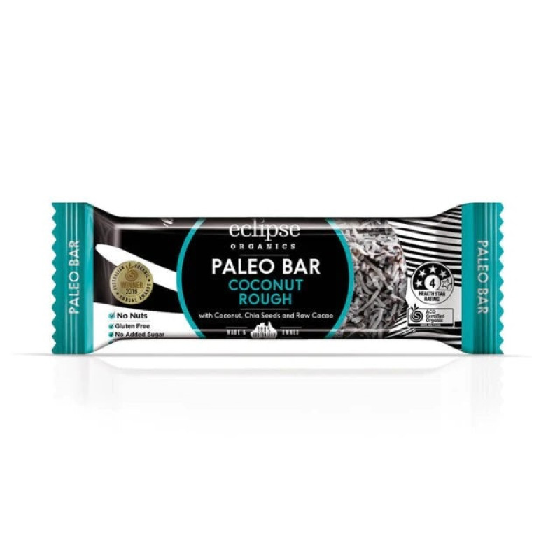 Coconut Rough Raw Paleo Bar 45g by ECLIPSE ORGANICS