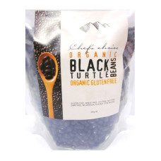 Organic Black Turtle Beans 500g by CHEF'S CHOICE