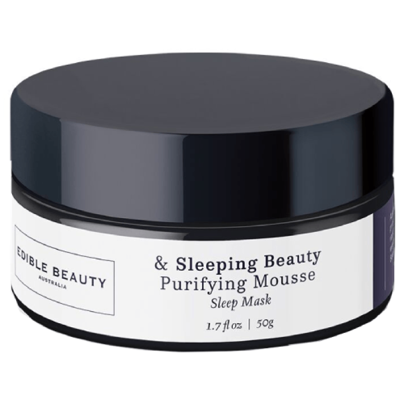 Sleeping Beauty Purifying Mousse Sleep Mask 50g by EDIBLE BEAUTY