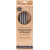 Stainless Steel Smoothie Straws Straight (4 Pack) + Bonus Cleaning Brush by EVER ECO