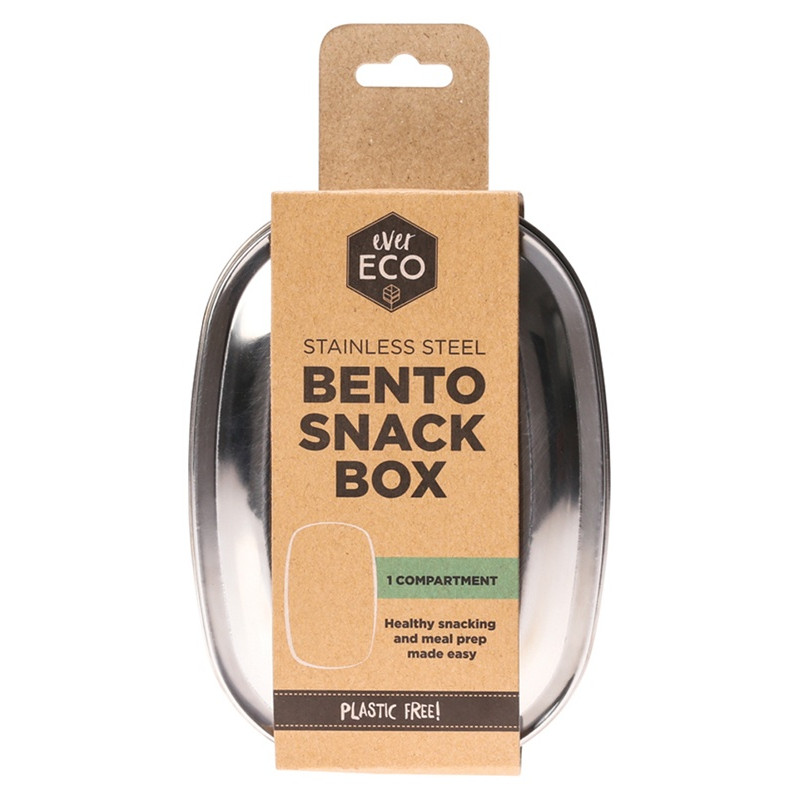 Stainless Steel Bento Snack Box 1 Compartment by EVER ECO
