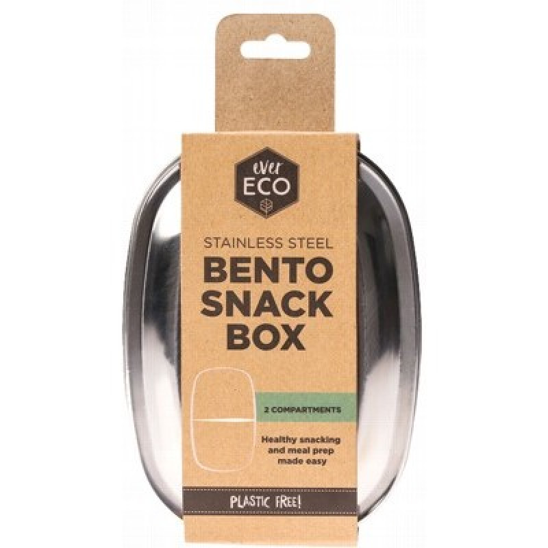 Stainless Steel Bento Snack Box 2 Compartments by EVER ECO