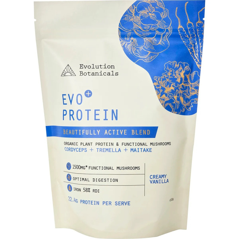 Evo Protein Beautifully Active Blend - Creamy Vanilla 450g by EVOLUTION BOTANICALS