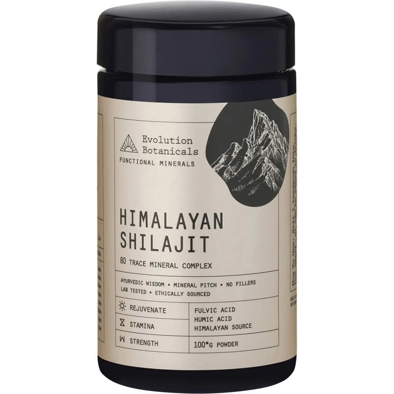 Himalayan Shilajit Trace Mineral Complex 100g by EVOLUTION BOTANICALS