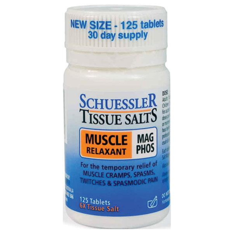Tissue Salts Muscle Relaxant (Mag Phos) Tablets (125) by MARTIN & PLEASANCE