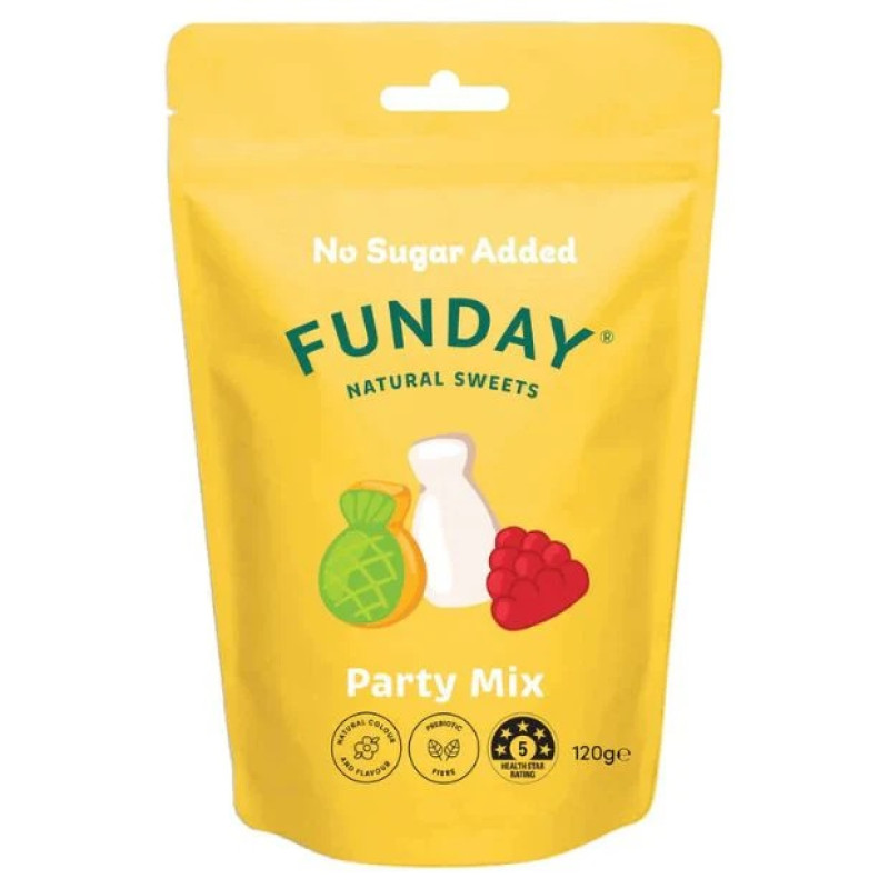 Party Mix No Added Sugar 120g by FUNDAY