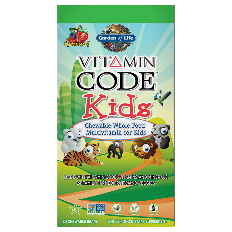 Vitamin Code Kids Chewable Multivitamin (60) by GARDEN OF LIFE