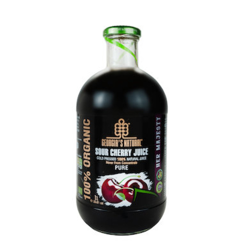 Organic Cold Pressed Sour Cherry Juice 1L by GEORGIA'S NATURAL
