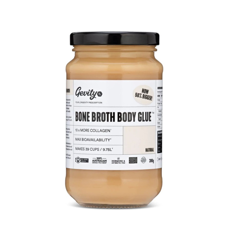 Bone Broth Body Glue Concentrate - Natural 390g by GEVITYRX