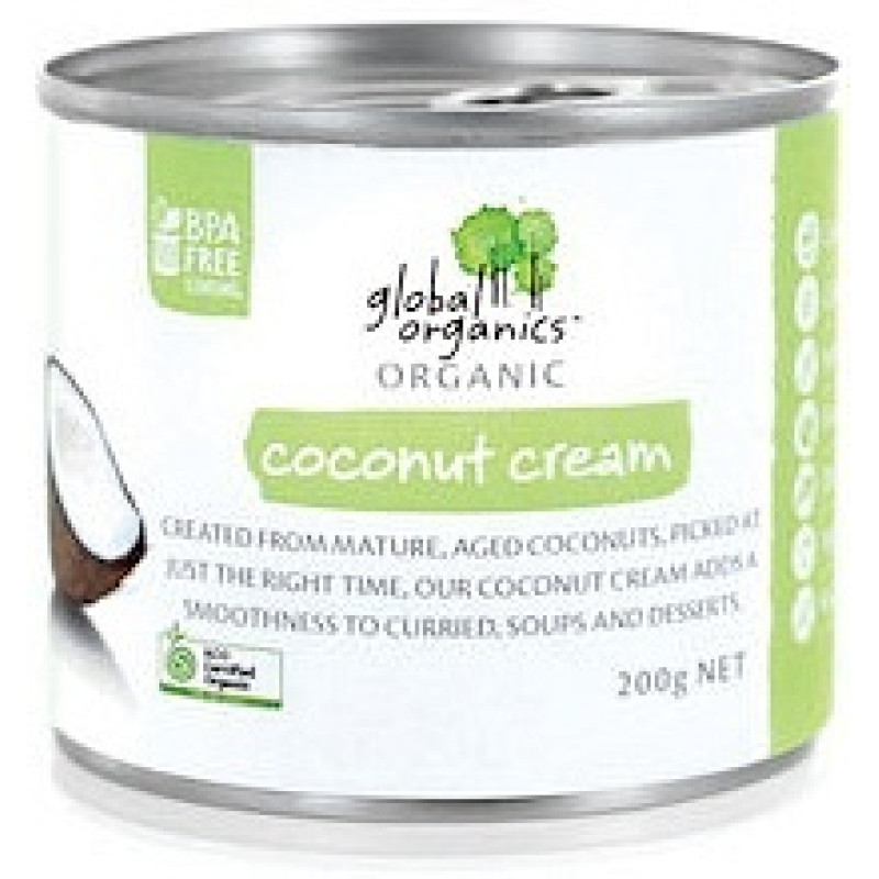 Coconut Cream 200g by GLOBAL ORGANICS