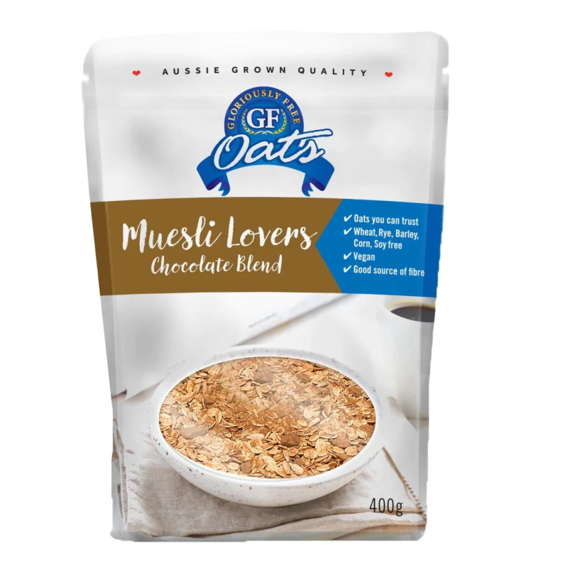 Muesli Lovers Chocolate Blend 400g by GLORIOUSLY FREE OATS