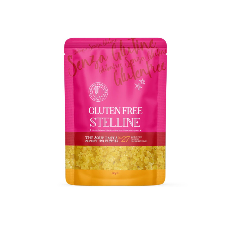 Gluten Free Pasta Stelline 180g by THE GLUTEN FREE FOOD CO