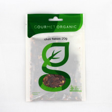 Organic Chilli Flakes 20g by GOURMET ORGANIC HERBS