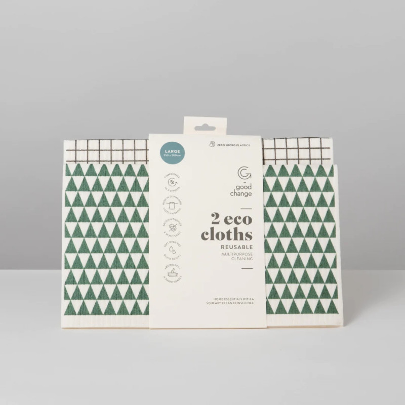 Eco Cloths - Large 2 Pack by GOOD CHANGE STORE