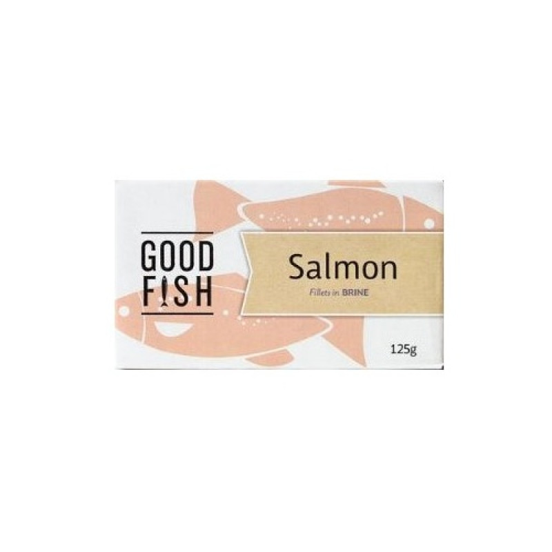 Salmon Brine Can 120g by GOOD FISH
