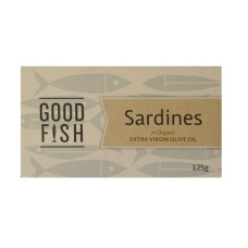 Sardines Olive Oil Can 120g by GOOD FISH