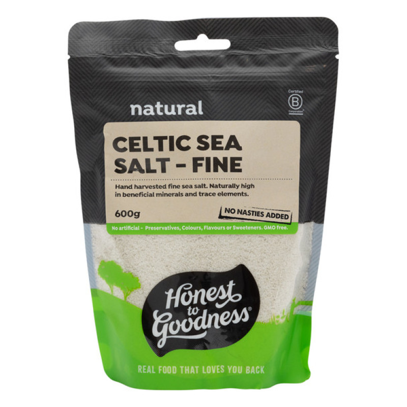 Celtic Sea Salt Fine 600g by HONEST TO GOODNESS