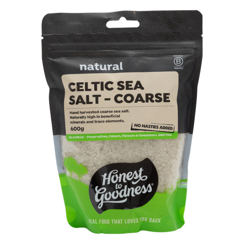 Celtic Sea Salt Course 600g by HONEST TO GOODNESS