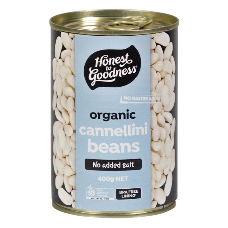 Organic Cannellini Beans 400g by HONEST TO GOODNESS