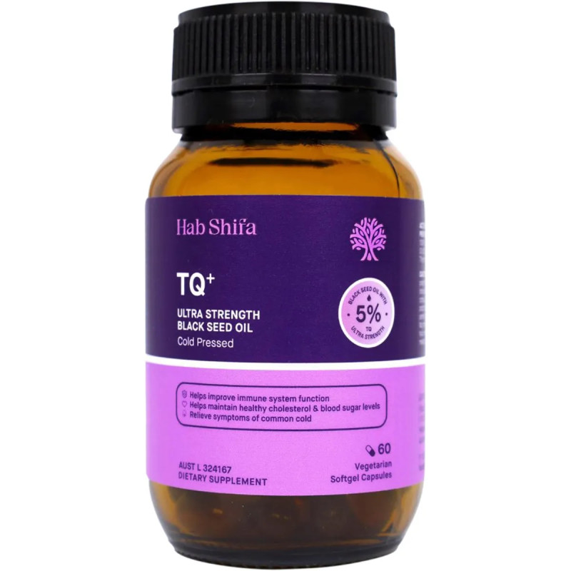 TQ+ Activated Black Seed Oil Capsules (60) by HAB SHIFA