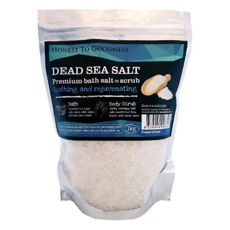 Dead Sea Salt 1kg by HONEST TO GOODNESS