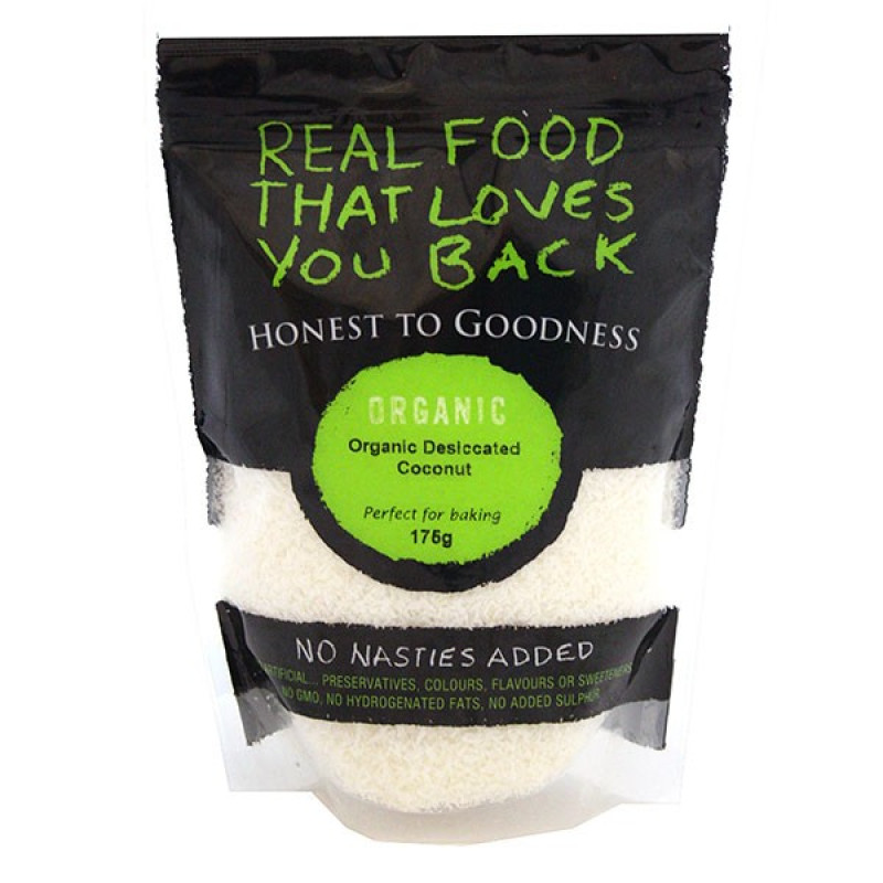 Organic Desiccated Coconut 175g by HONEST TO GOODNESS